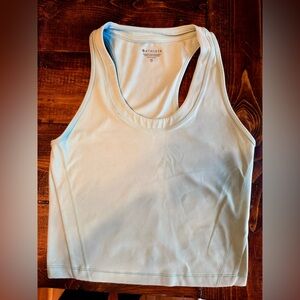 Athleta Mint Green Shanti Crop tank top